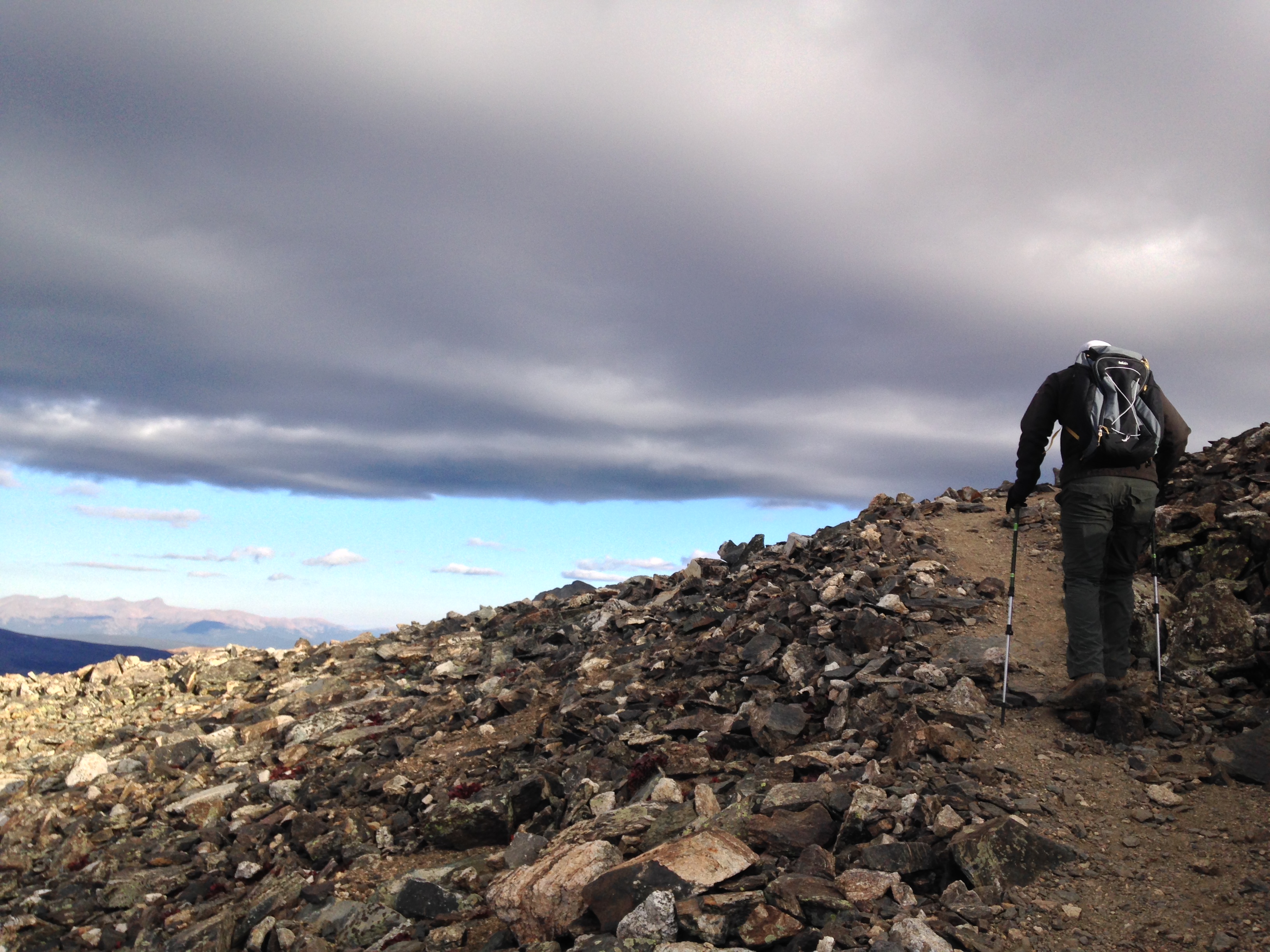 hiking mount democrat, lincoln and bross
